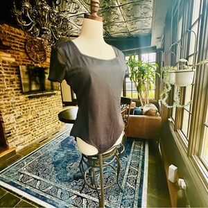 NWT 🔥Super Soft, Buttery Black Leotard or Snapless Body Suit, Size XL (10-14)